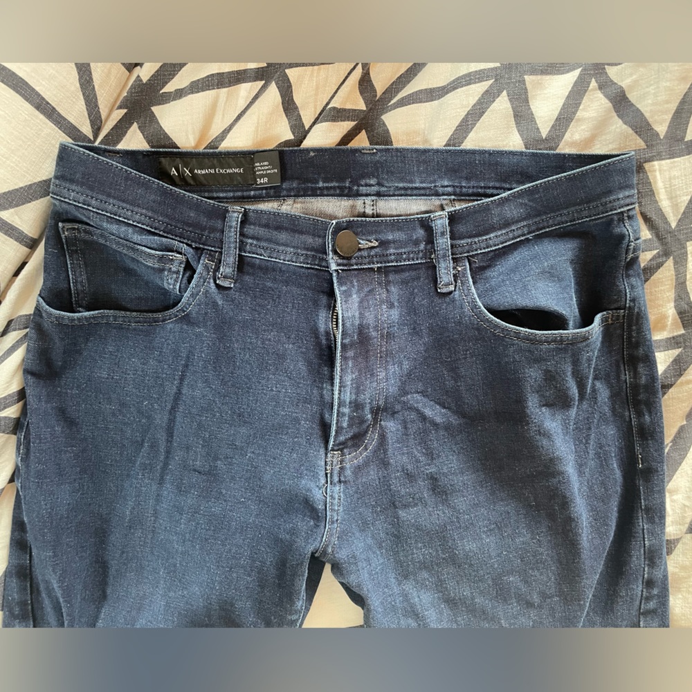 Armani Exchange Relaxed Straight Mens Jeans